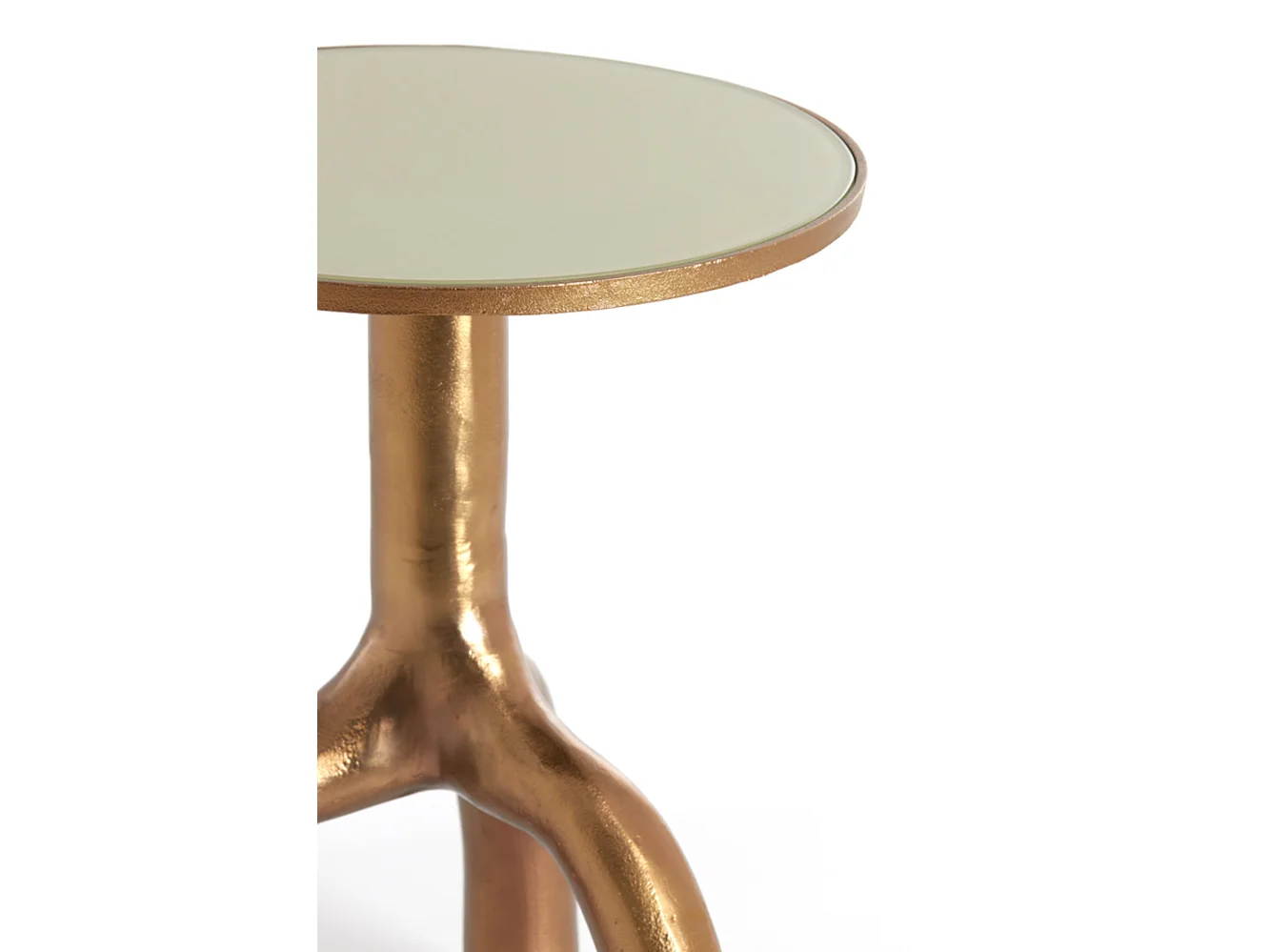 Table d'appoint MELLO - Ø40,5x53cm - Marron