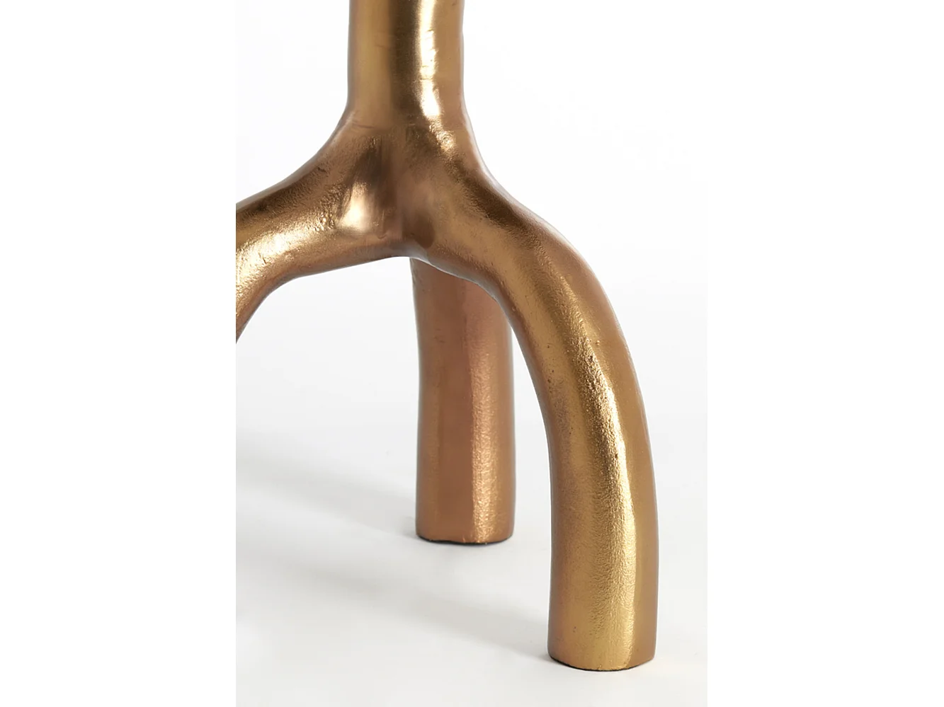 Table d'appoint MELLO - Ø40,5x53cm - Marron