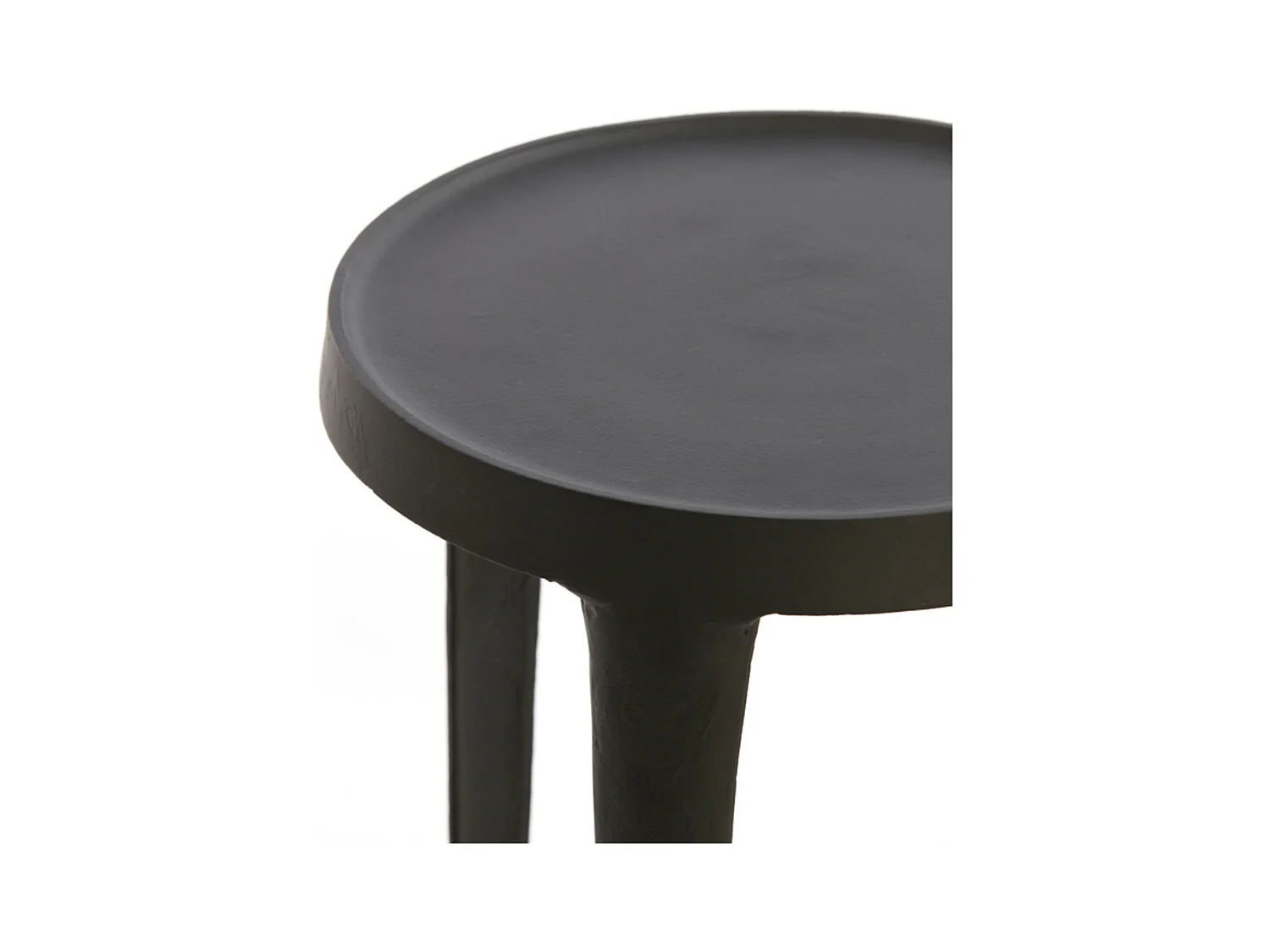 Colonne TOBIAS - Ø35x100cm - Noir - Lot de 2