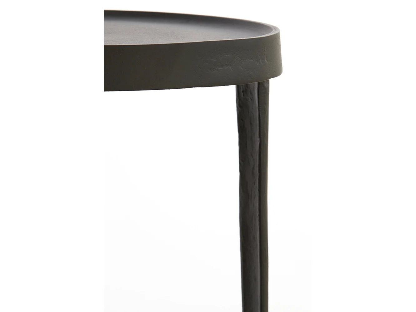 Colonne TOBIAS - Ø35x100cm - Noir - Lot de 2