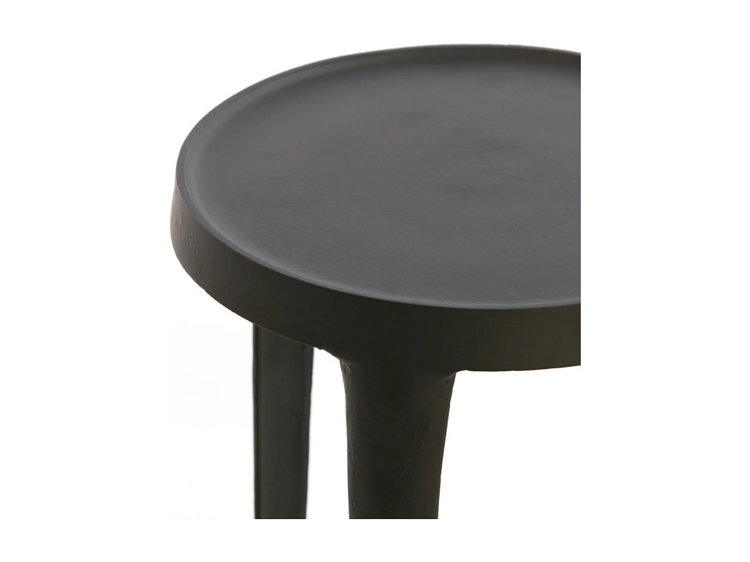 Colonne TOBIAS - Ø35x100cm - Noir - Lot de 2