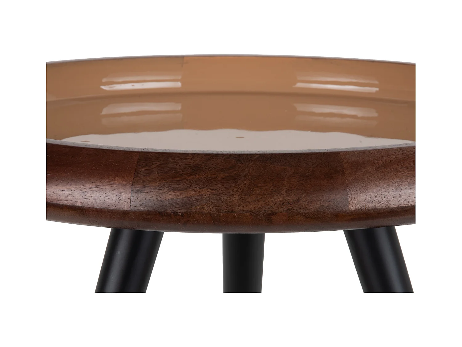 Table d'appoint Tripod - Marron clair - Lot de 3