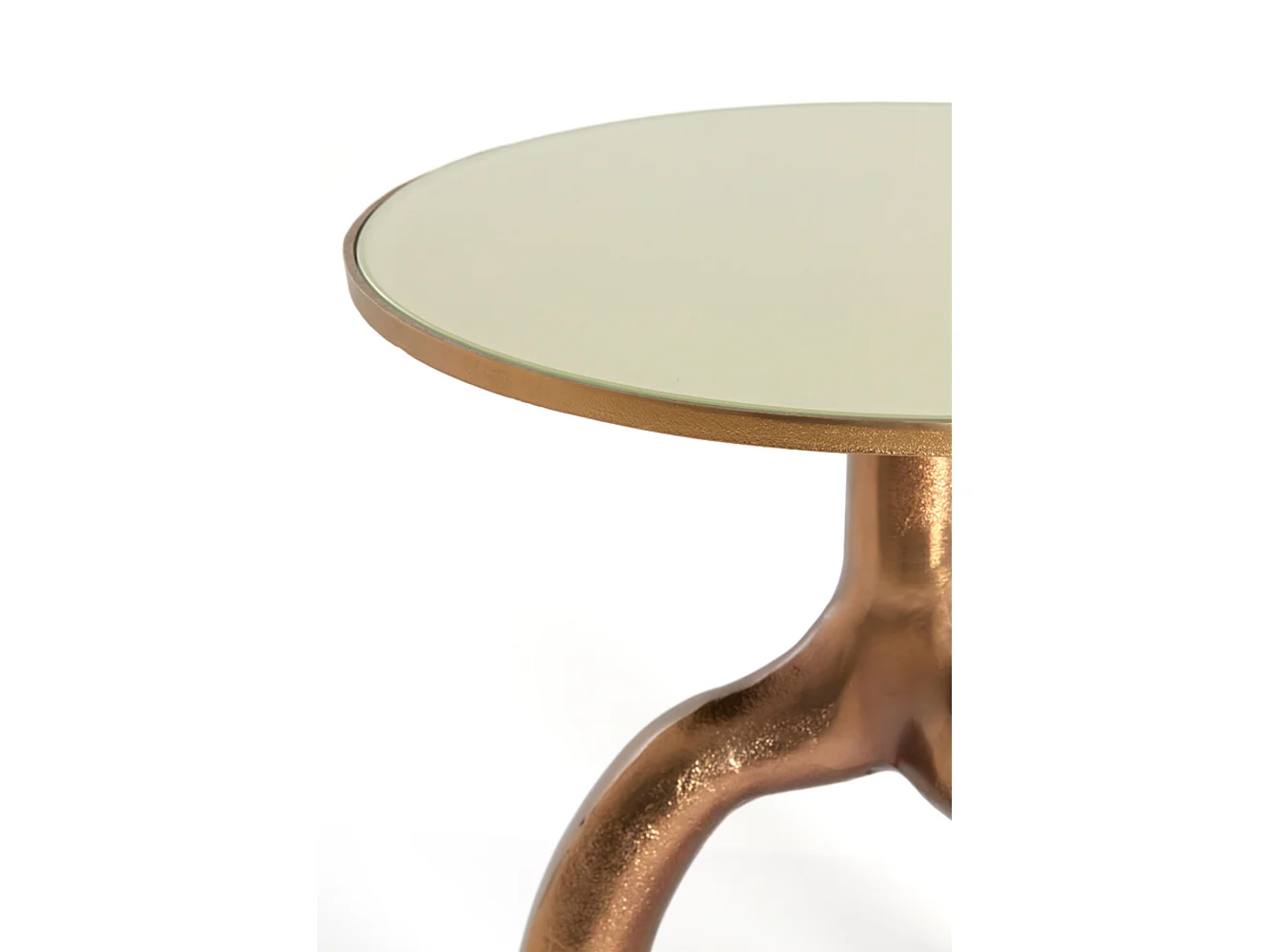 Table d'appoint MELLO - Ø50,5x45,5cm - Marron