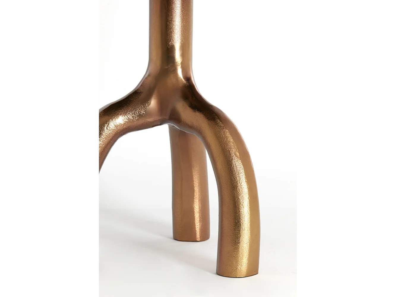 Table d'appoint MELLO - Ø50,5x45,5cm - Marron