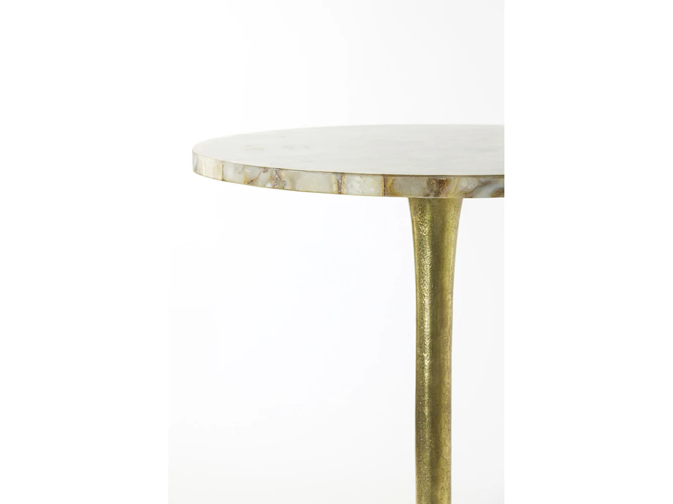 Table d'appoint RICKERD - Ø48x53cm - Jaune