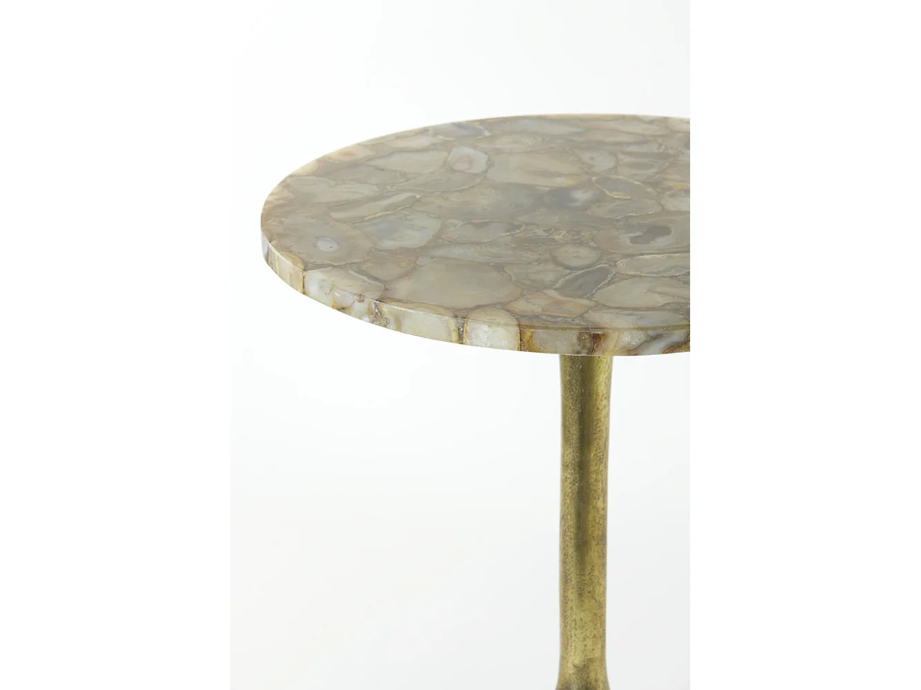 Table d'appoint RICKERD - Ø48x53cm - Jaune