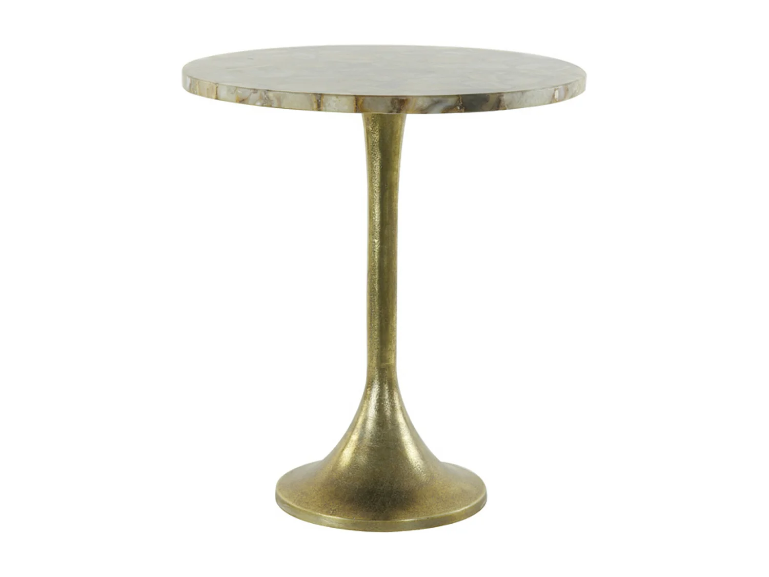 Table d'appoint RICKERD - Ø48x53cm - Jaune