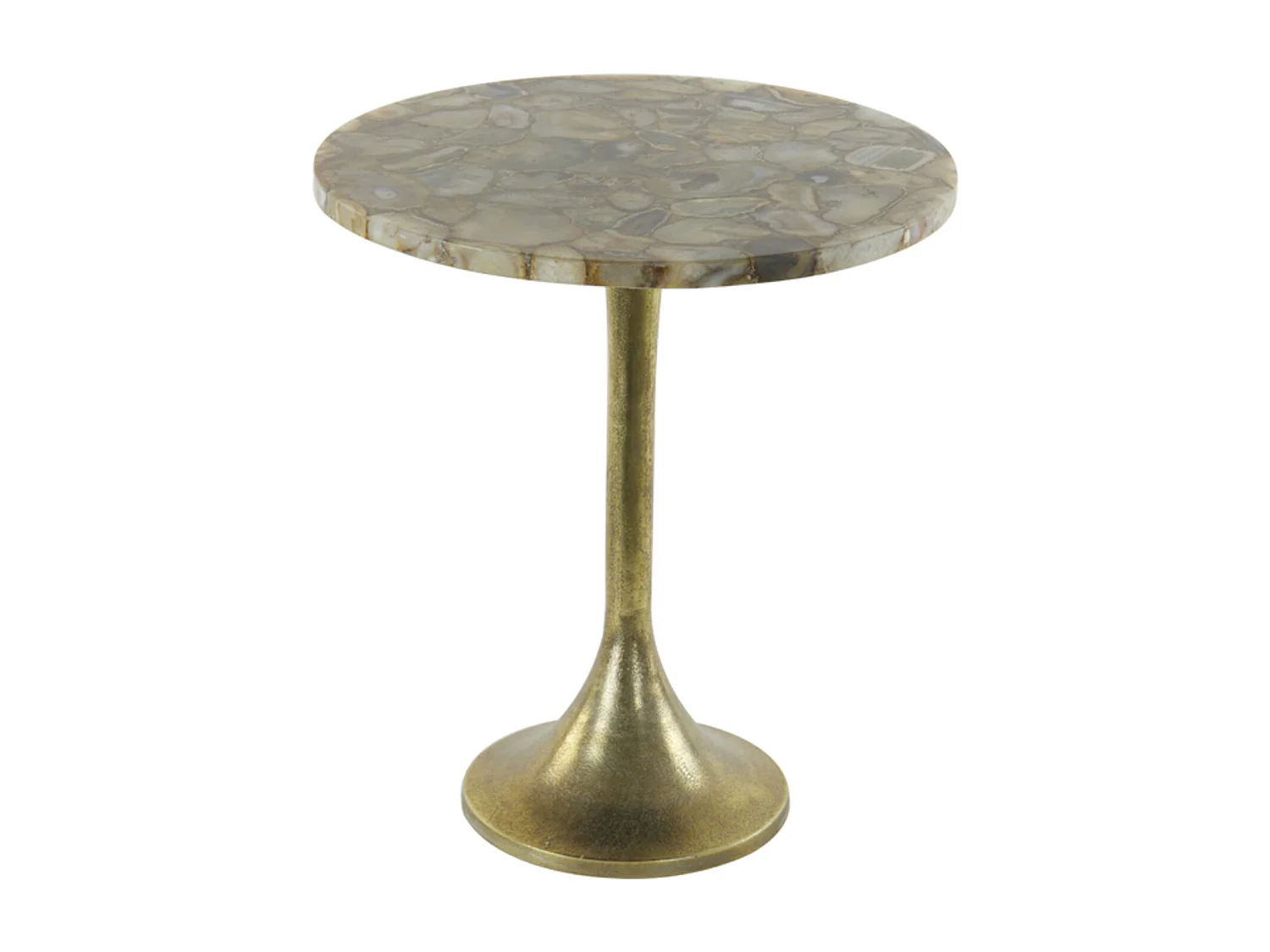 Table d'appoint RICKERD - Ø48x53cm - Jaune