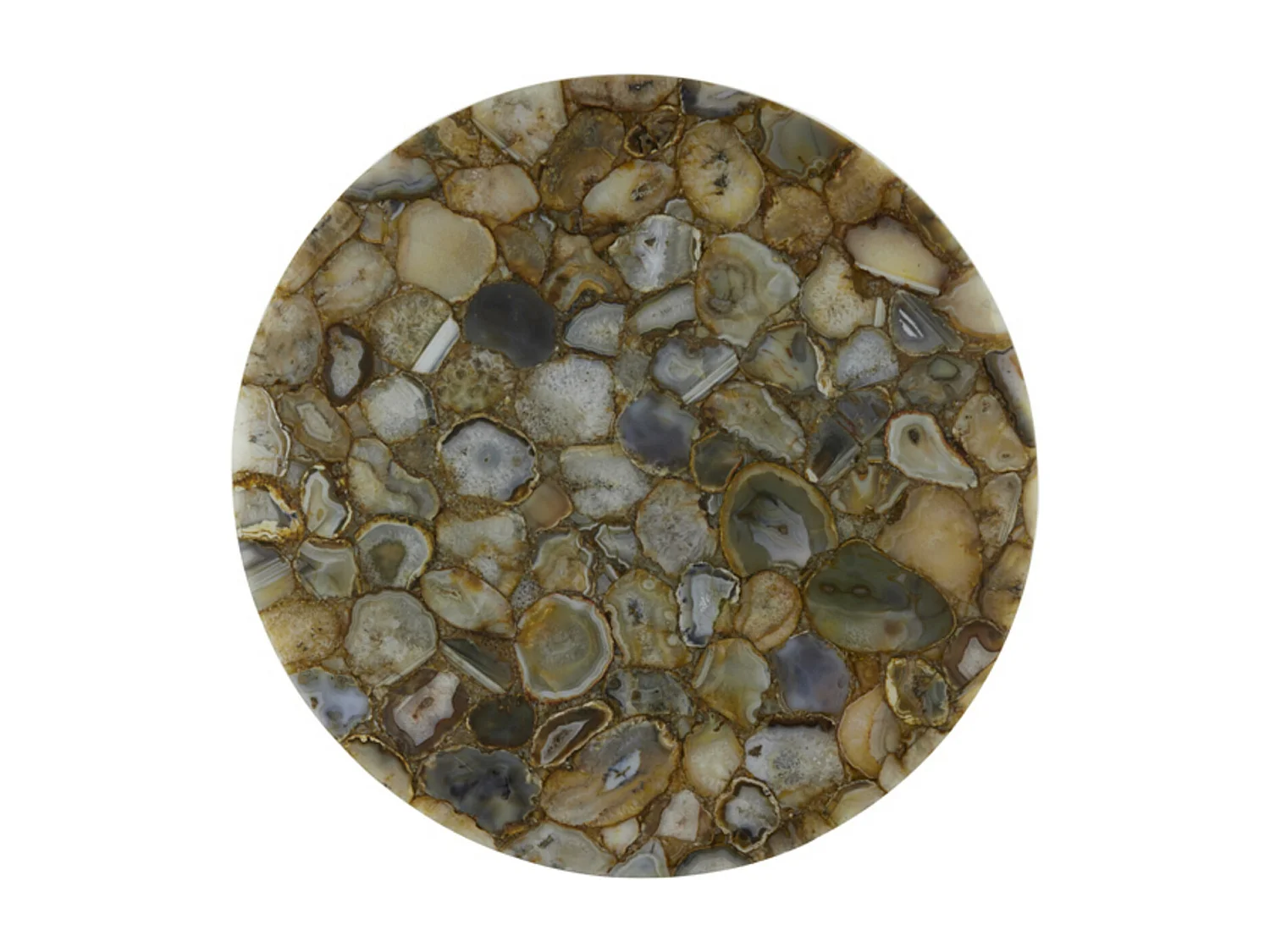 Table d'appoint RICKERD - Ø48x53cm - Jaune