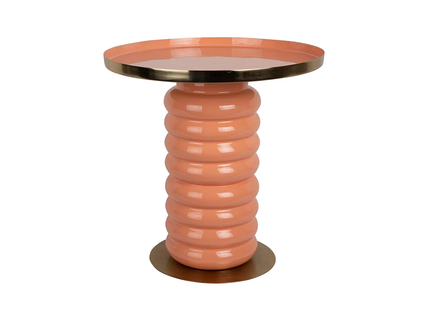 Table d'appoint Ruby - Pêche orange