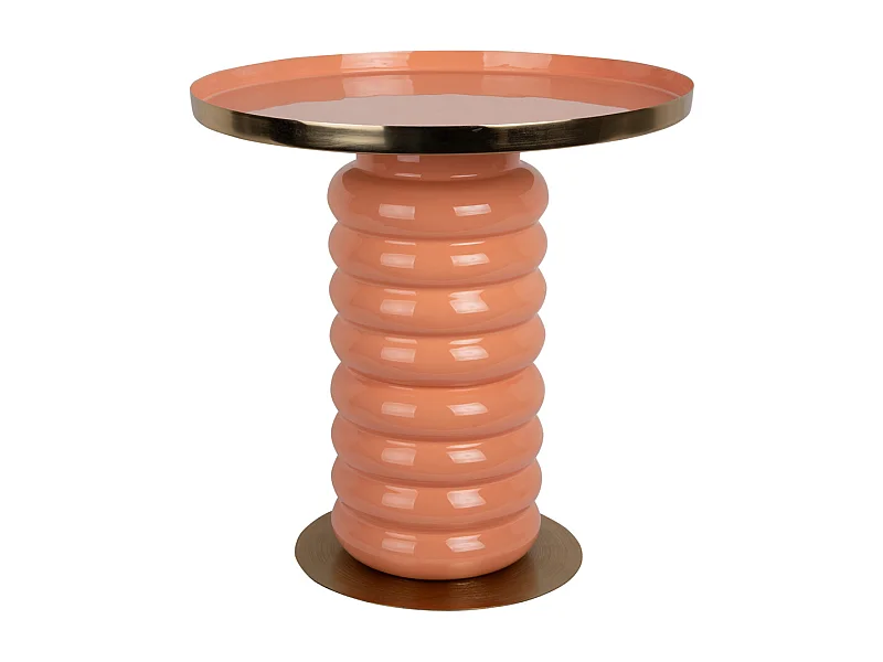 Table d'appoint Ruby - Pêche orange