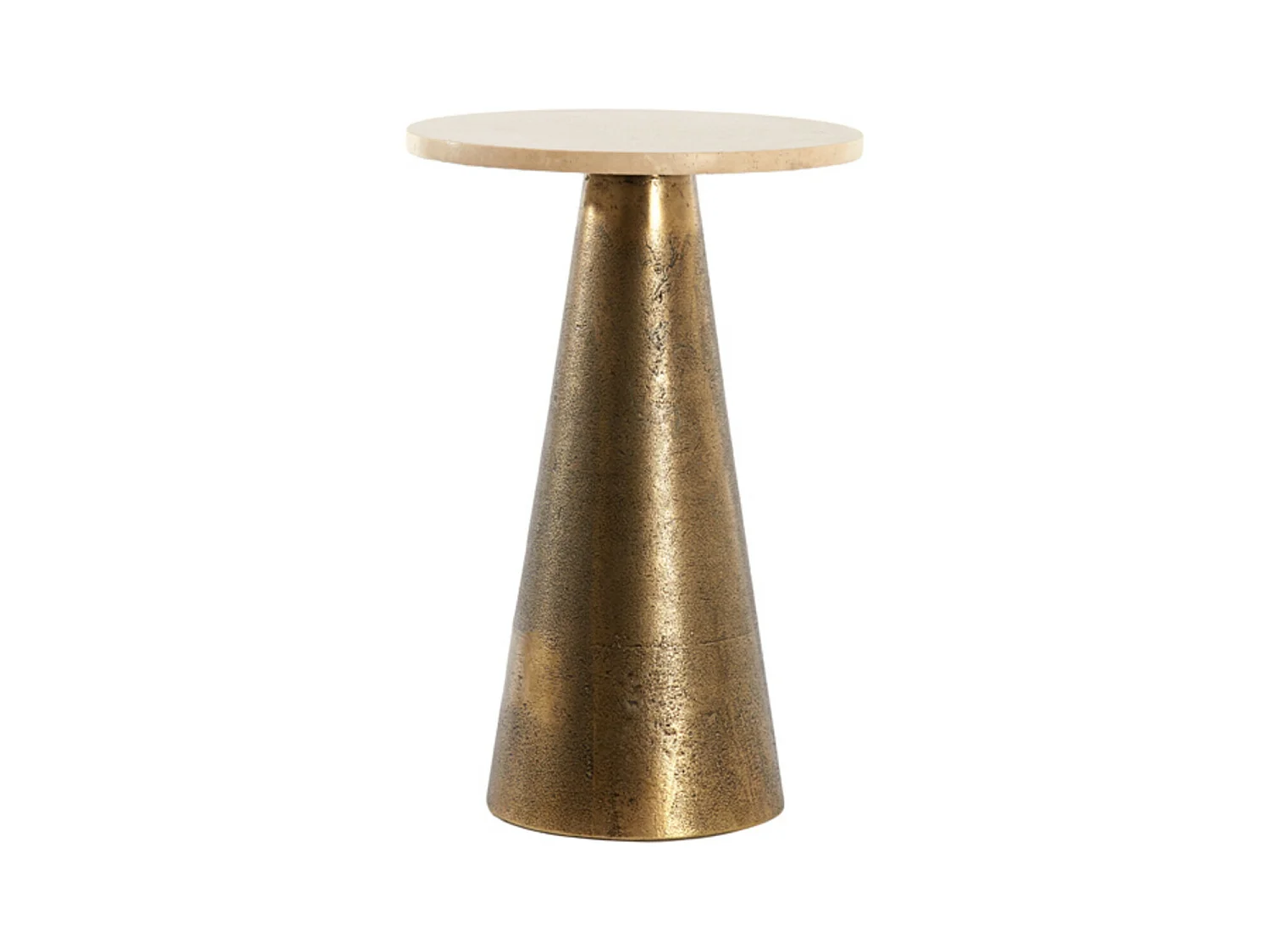 Table d'appoint YNEZ - Ø29x43cm - Marron