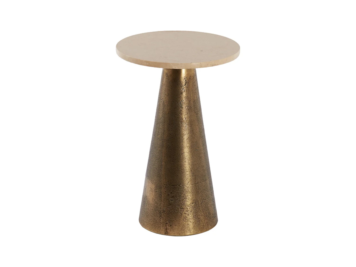 Table d'appoint YNEZ - Ø29x43cm - Marron