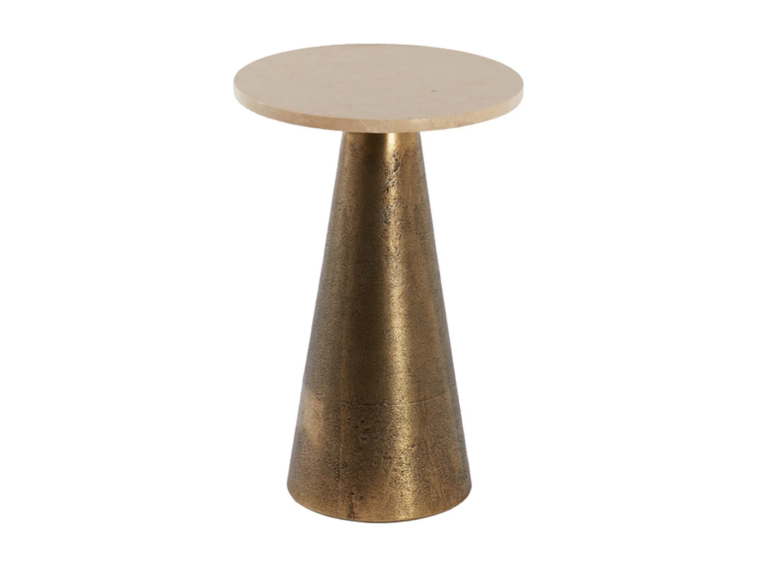 Table d'appoint YNEZ - Ø29x43cm - Marron