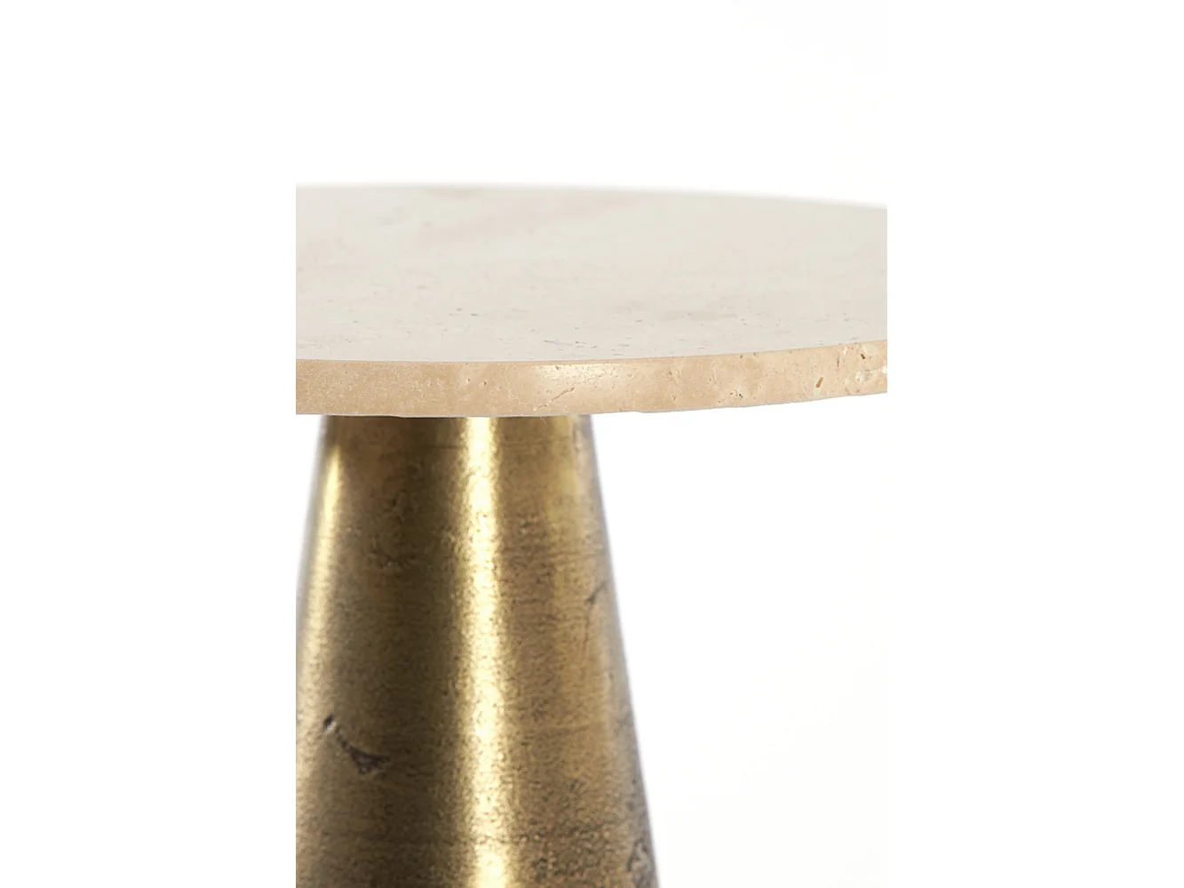 Table d'appoint YNEZ - Ø29x43cm - Marron