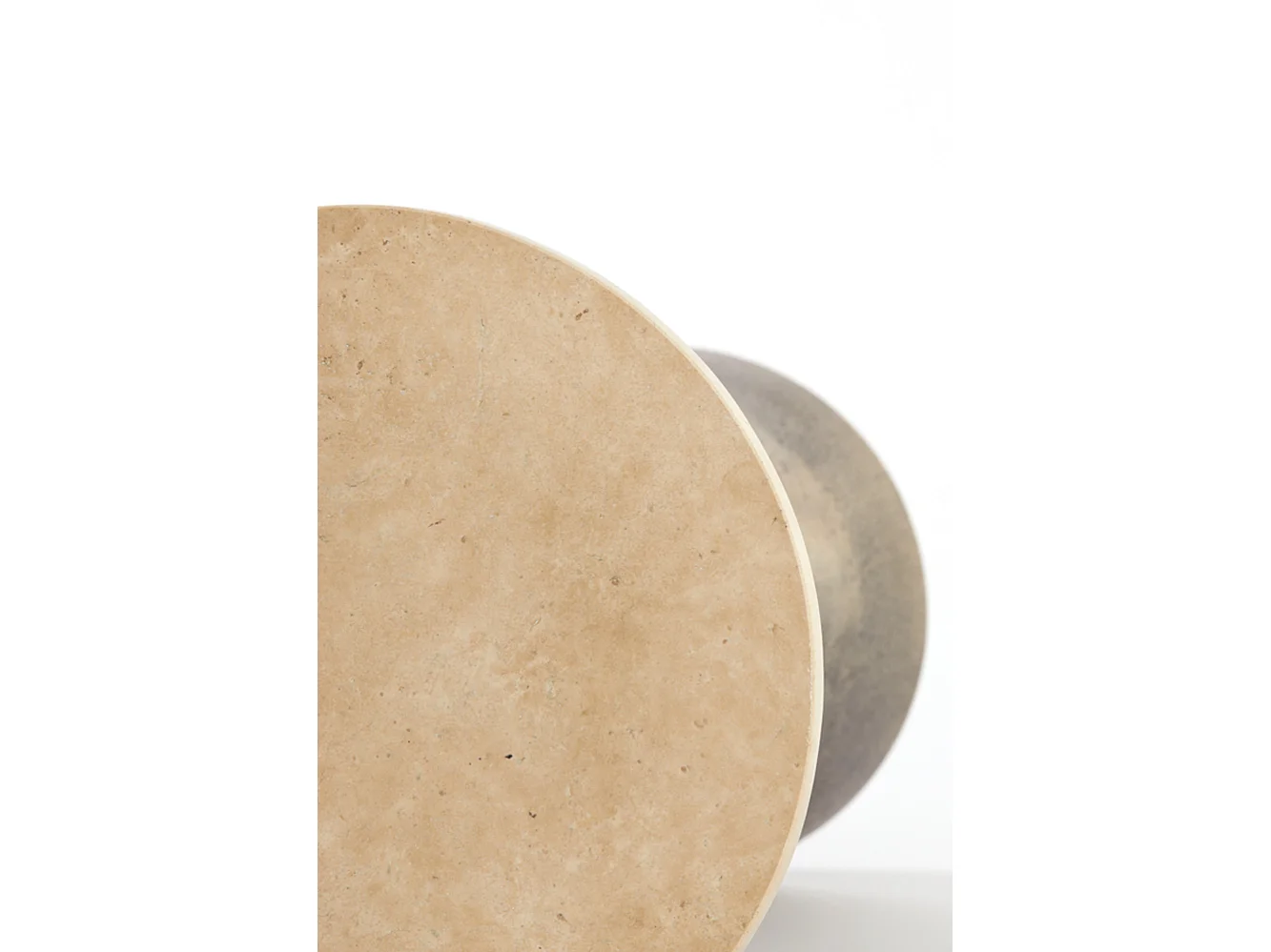 Table d'appoint YNEZ - Ø29x43cm - Marron