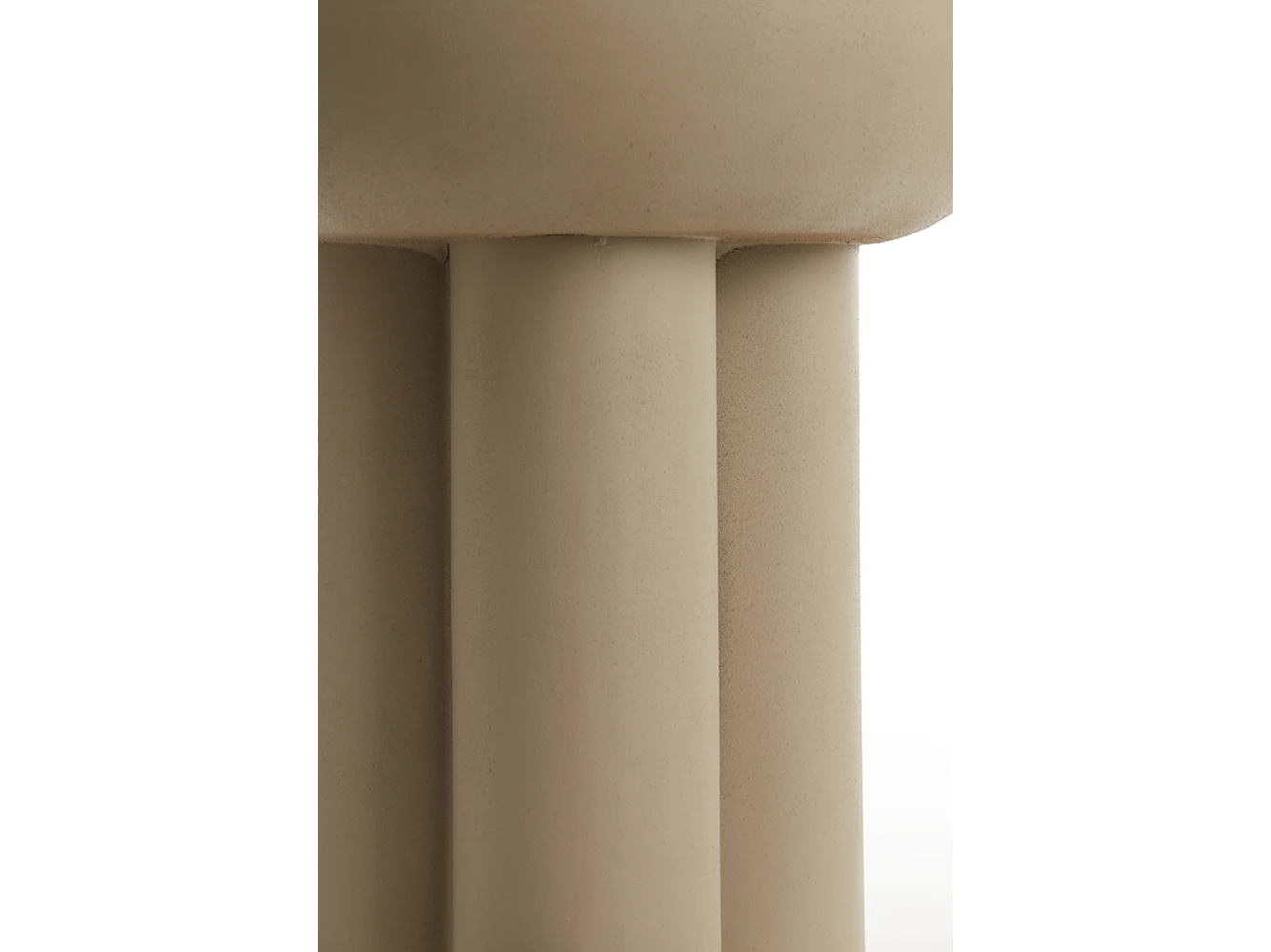 Table d'appoint MIKOLA - Ø46x50cm - Gris