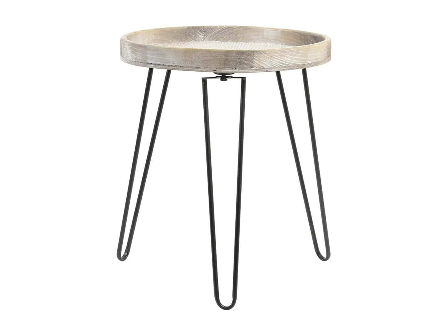 Table d'appoint KENZIE - Ø45x52,5cm - Marron