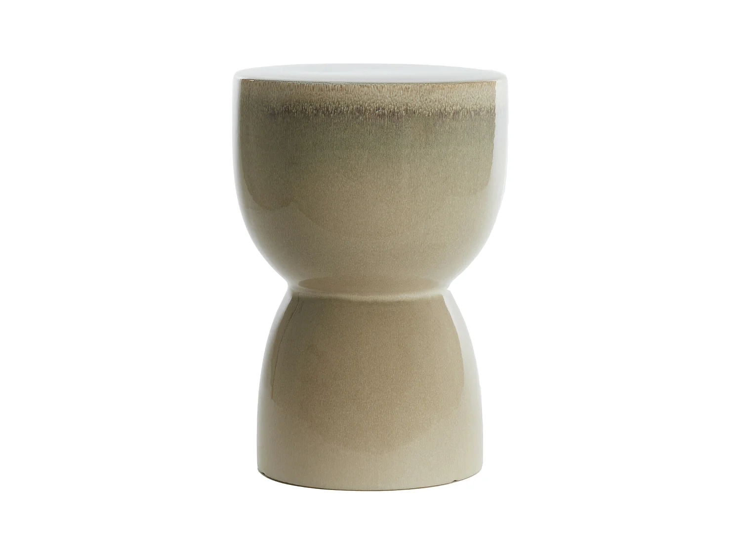 Table d'appoint FINCA - Ø28,5x42cm - Blanc