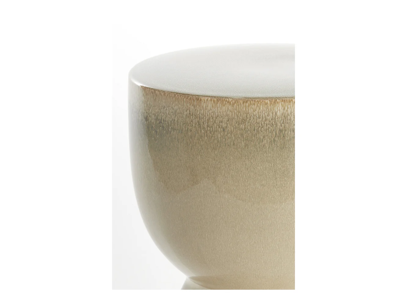 Table d'appoint FINCA - Ø28,5x42cm - Blanc