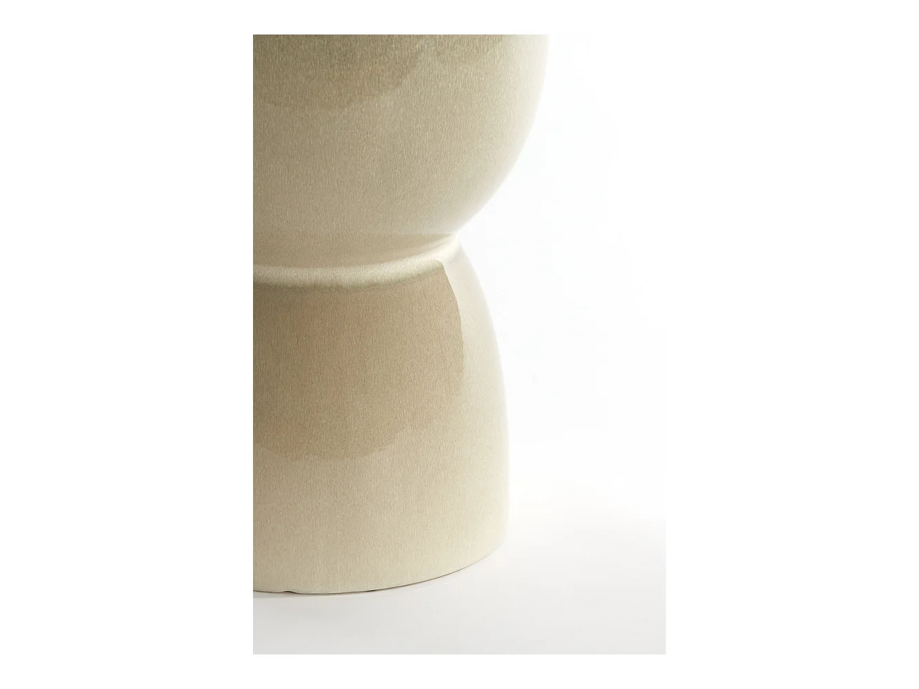 Table d'appoint FINCA - Ø28,5x42cm - Blanc