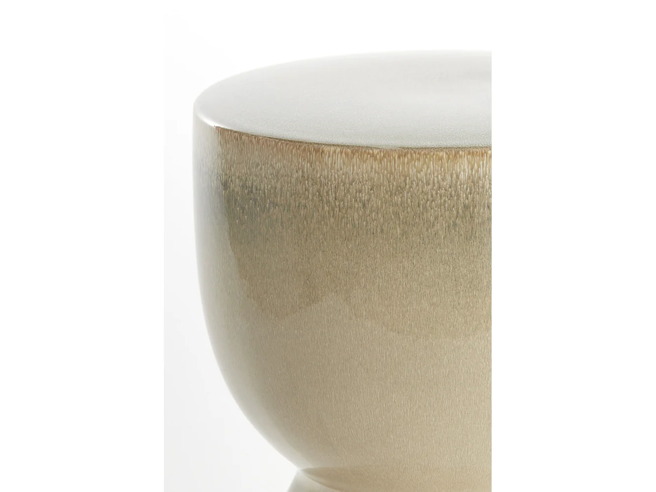 Table d'appoint FINCA - Ø28,5x42cm - Blanc