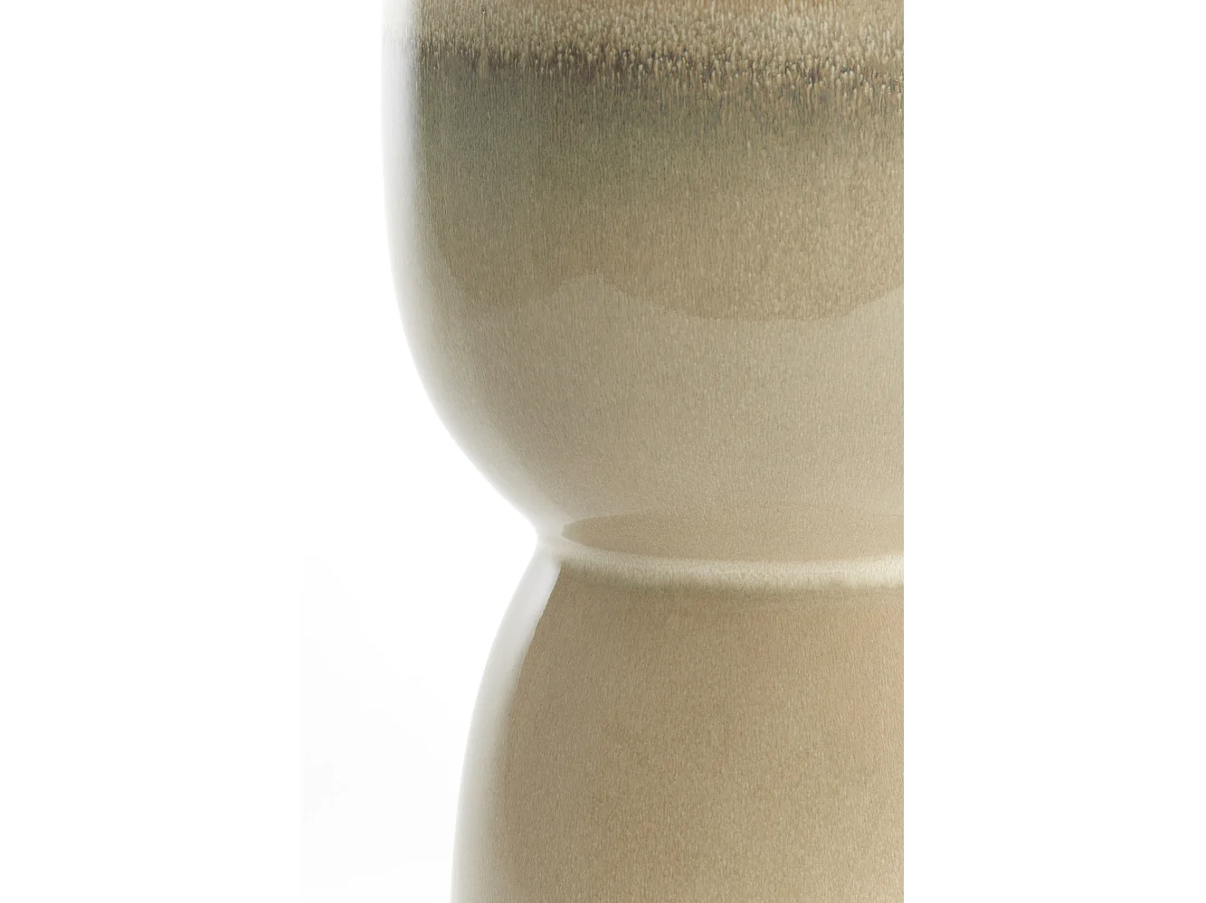 Table d'appoint FINCA - Ø28,5x42cm - Blanc