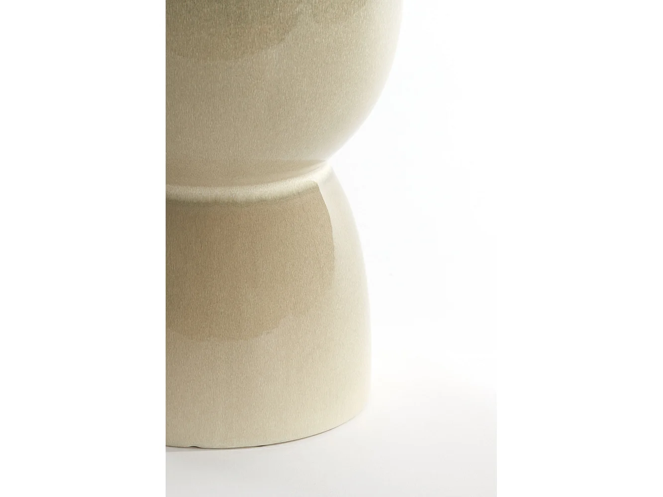 Table d'appoint FINCA - Ø28,5x42cm - Blanc
