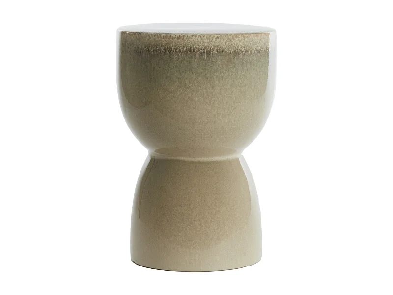 Table d'appoint FINCA - Ø28,5x42cm - Blanc