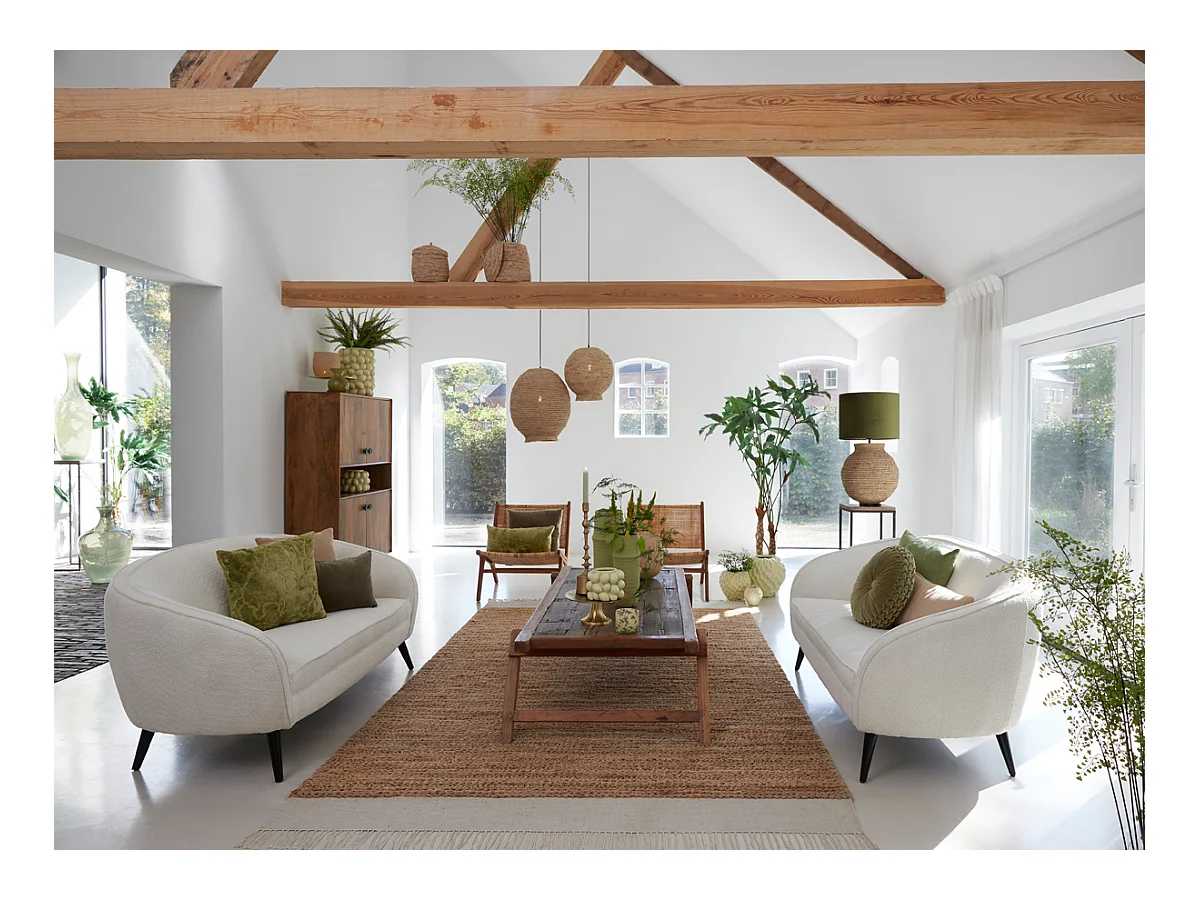 Säule YARULA - Ø35x102cm - Braun - 2er-Set