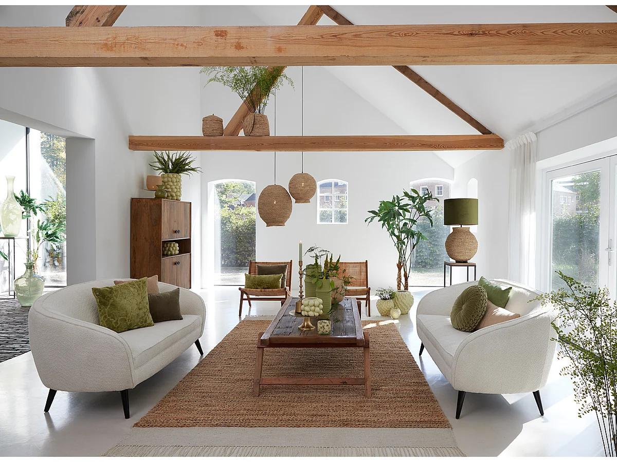 Säule YARULA - Ø35x102cm - Braun - 2er-Set