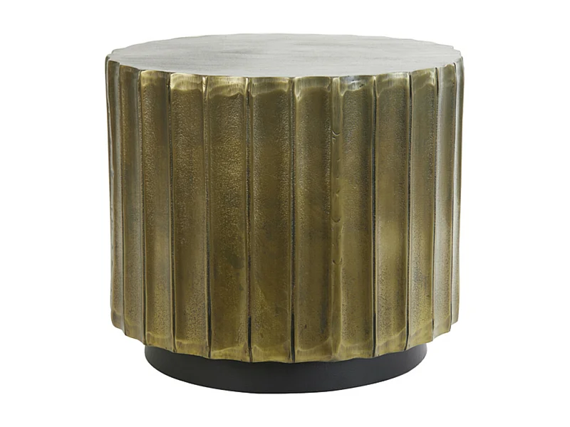 Table d'appoint KAVANGO - Ø45x39cm - Bronze