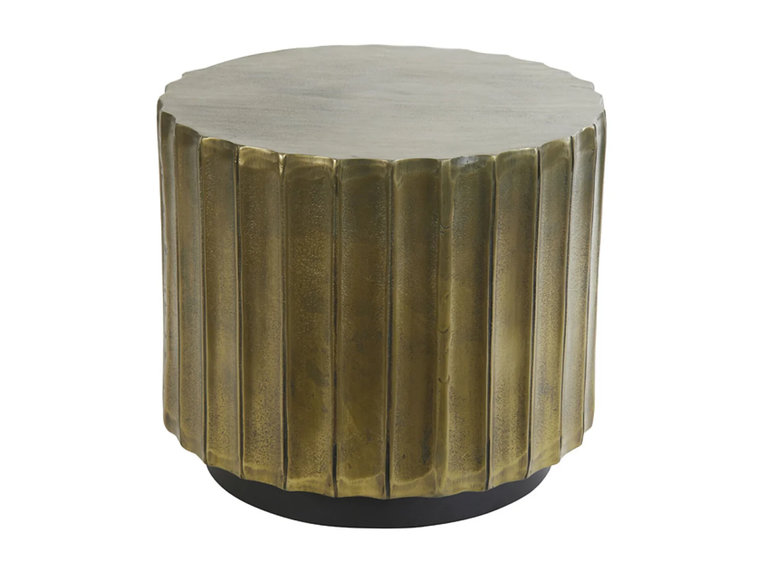 Table d'appoint KAVANGO - Ø45x39cm - Bronze