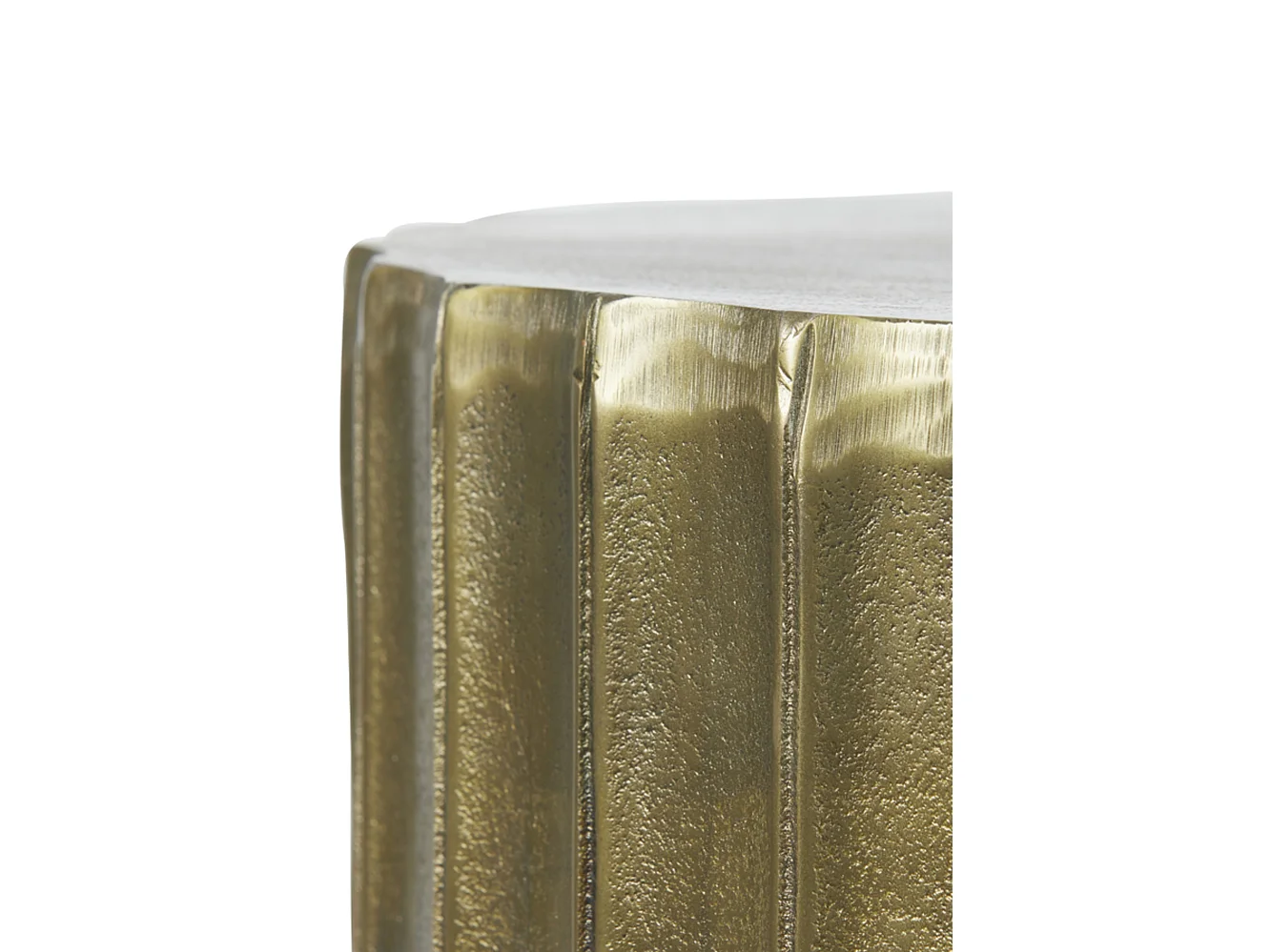 Table d'appoint KAVANGO - Ø45x39cm - Bronze