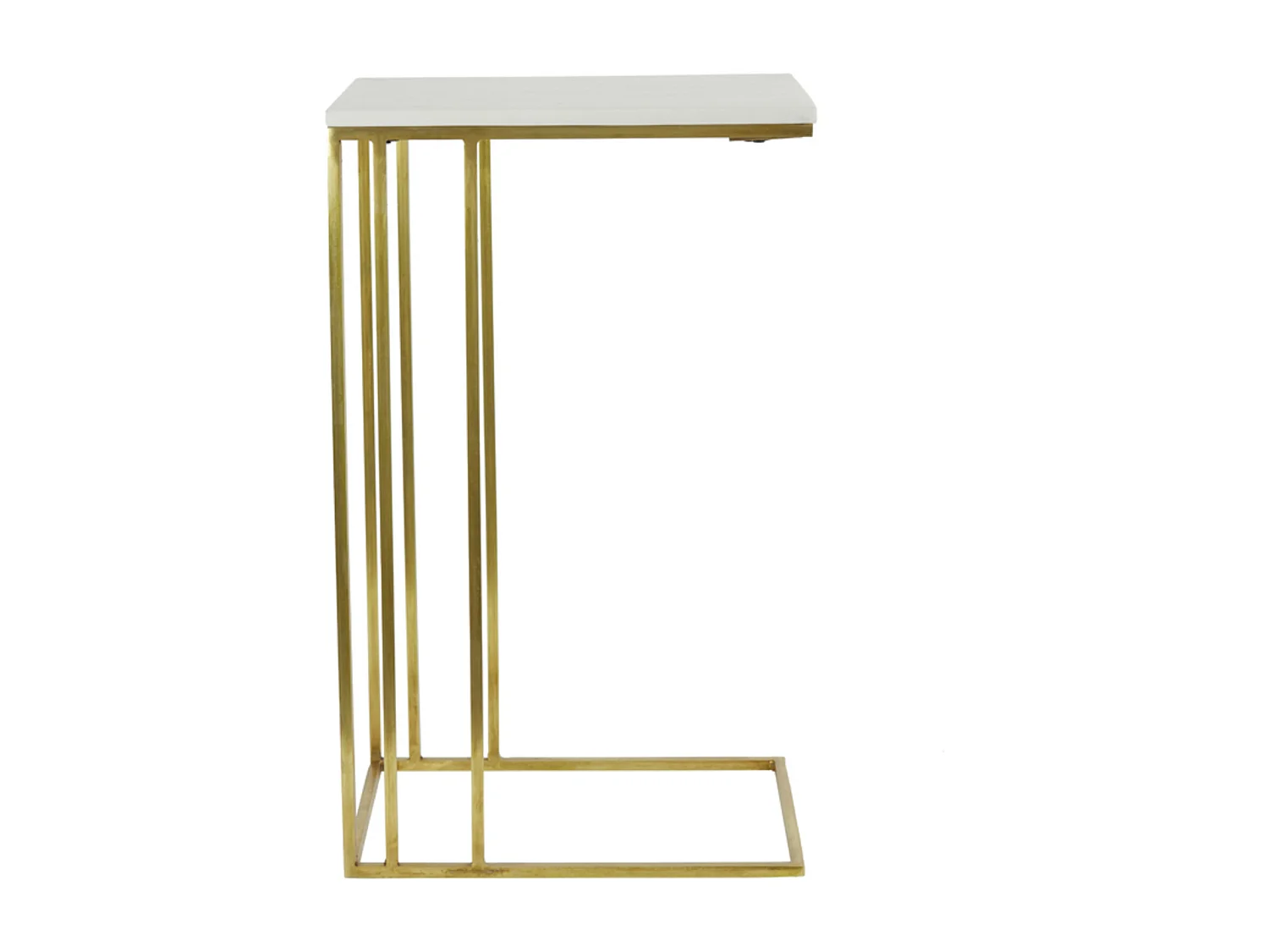 Mesa auxiliar ROSHAN - 41x31x71cm - Blanco