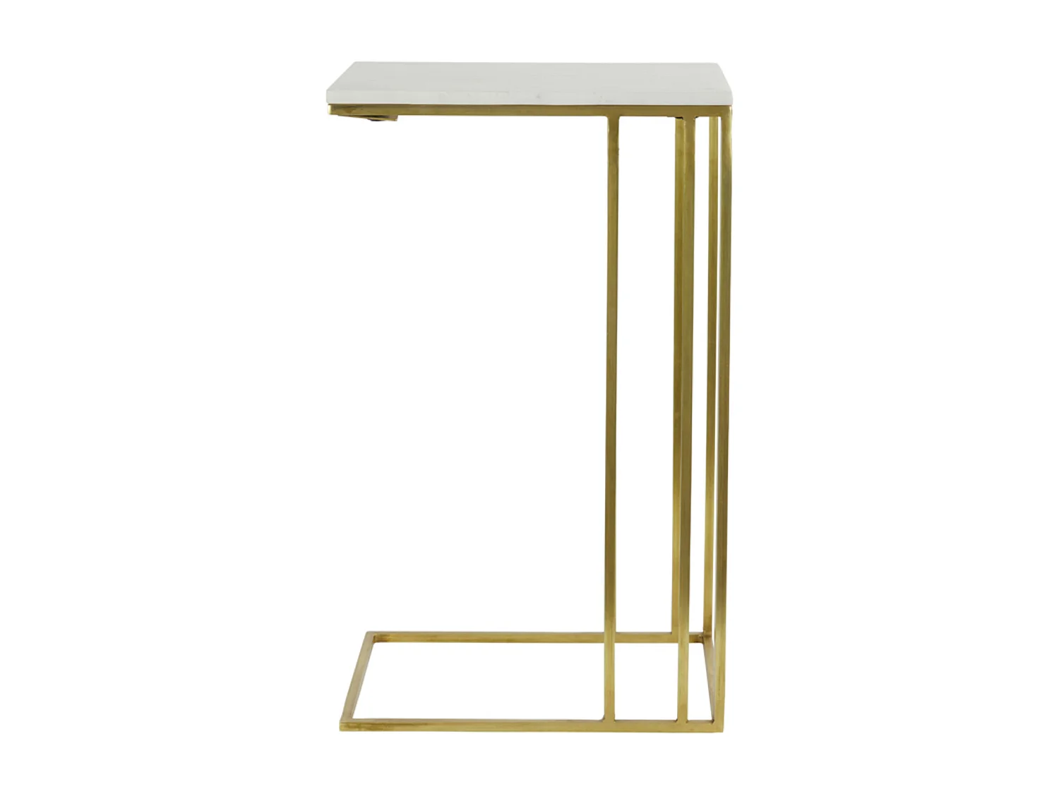 Mesa auxiliar ROSHAN - 41x31x71cm - Blanco