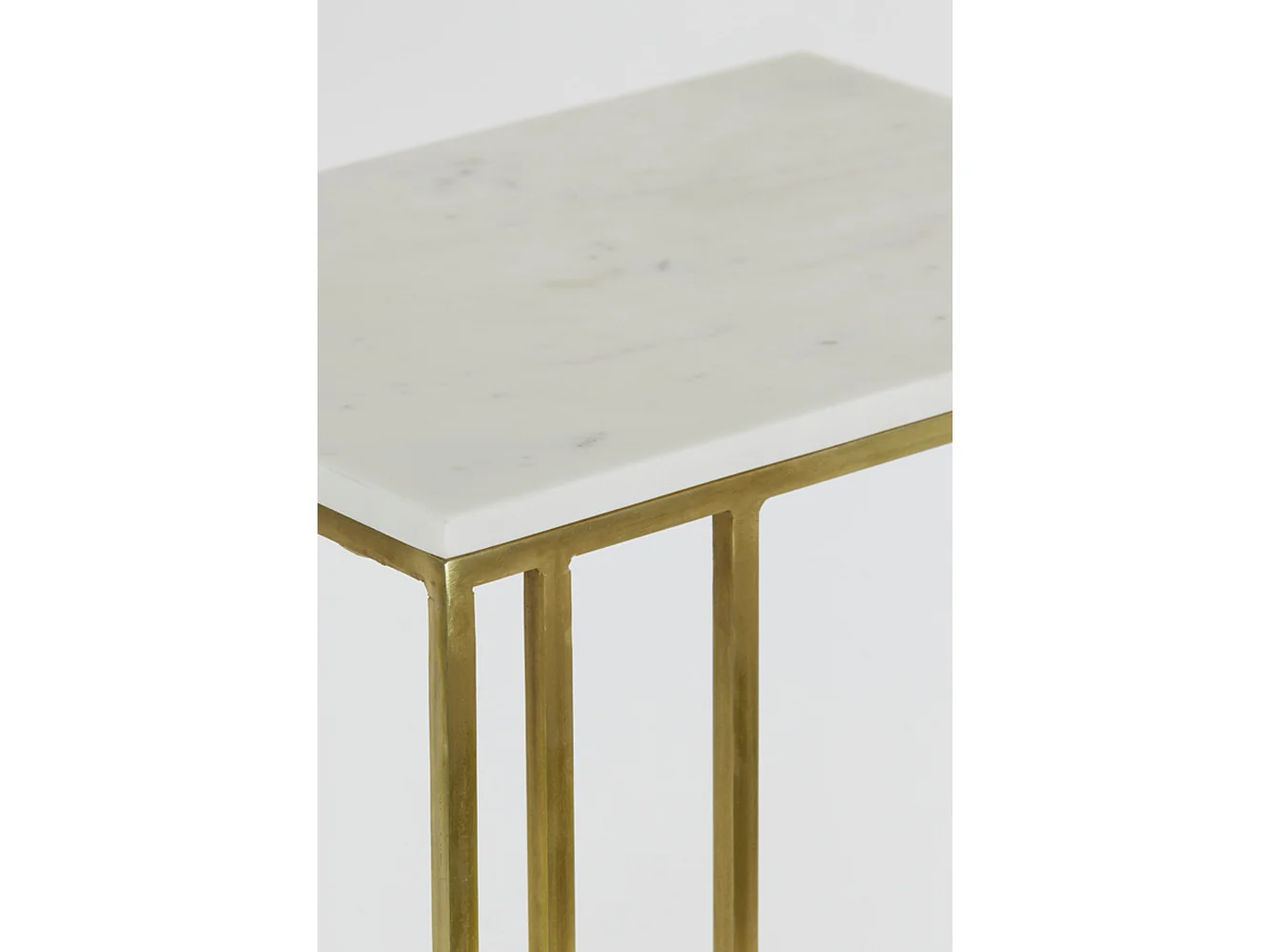 Mesa auxiliar ROSHAN - 41x31x71cm - Blanco