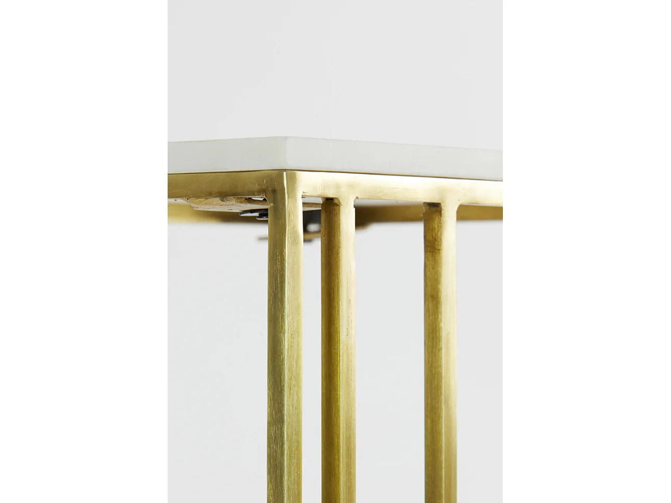 Mesa auxiliar ROSHAN - 41x31x71cm - Blanco