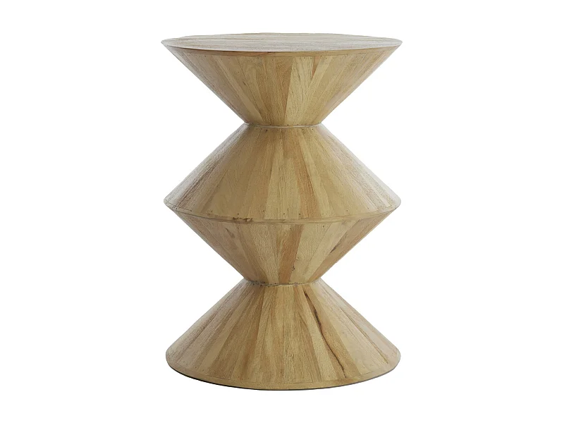 Mesa auxiliar LARUS - Ø45x60cm - Marrón