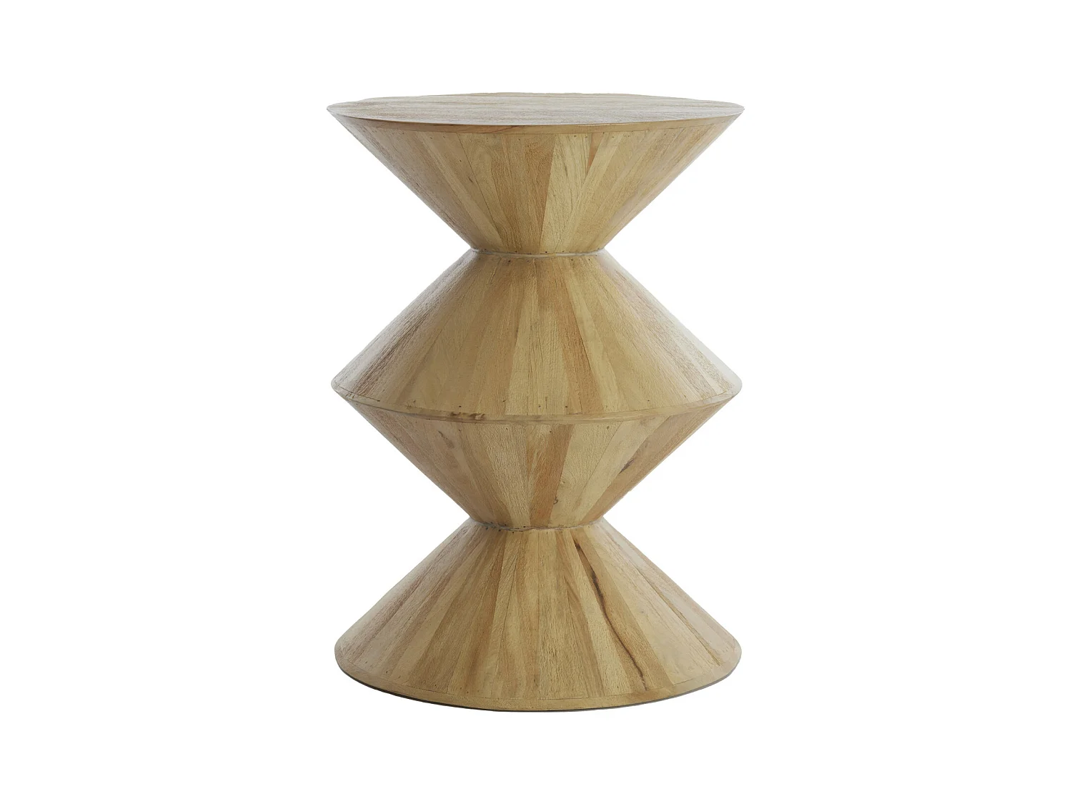 Table d'appoint LARUS - Ø45x60cm - Marron