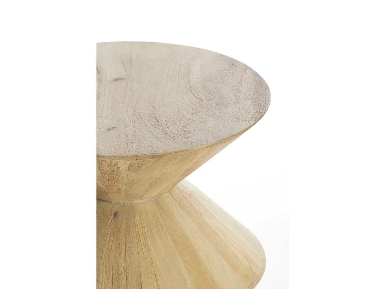 Table d'appoint LARUS - Ø45x60cm - Marron