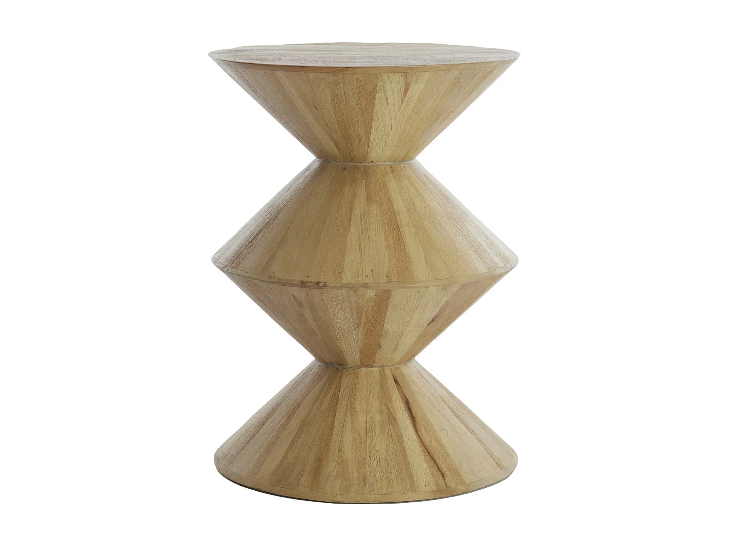 Table d'appoint LARUS - Ø45x60cm - Marron