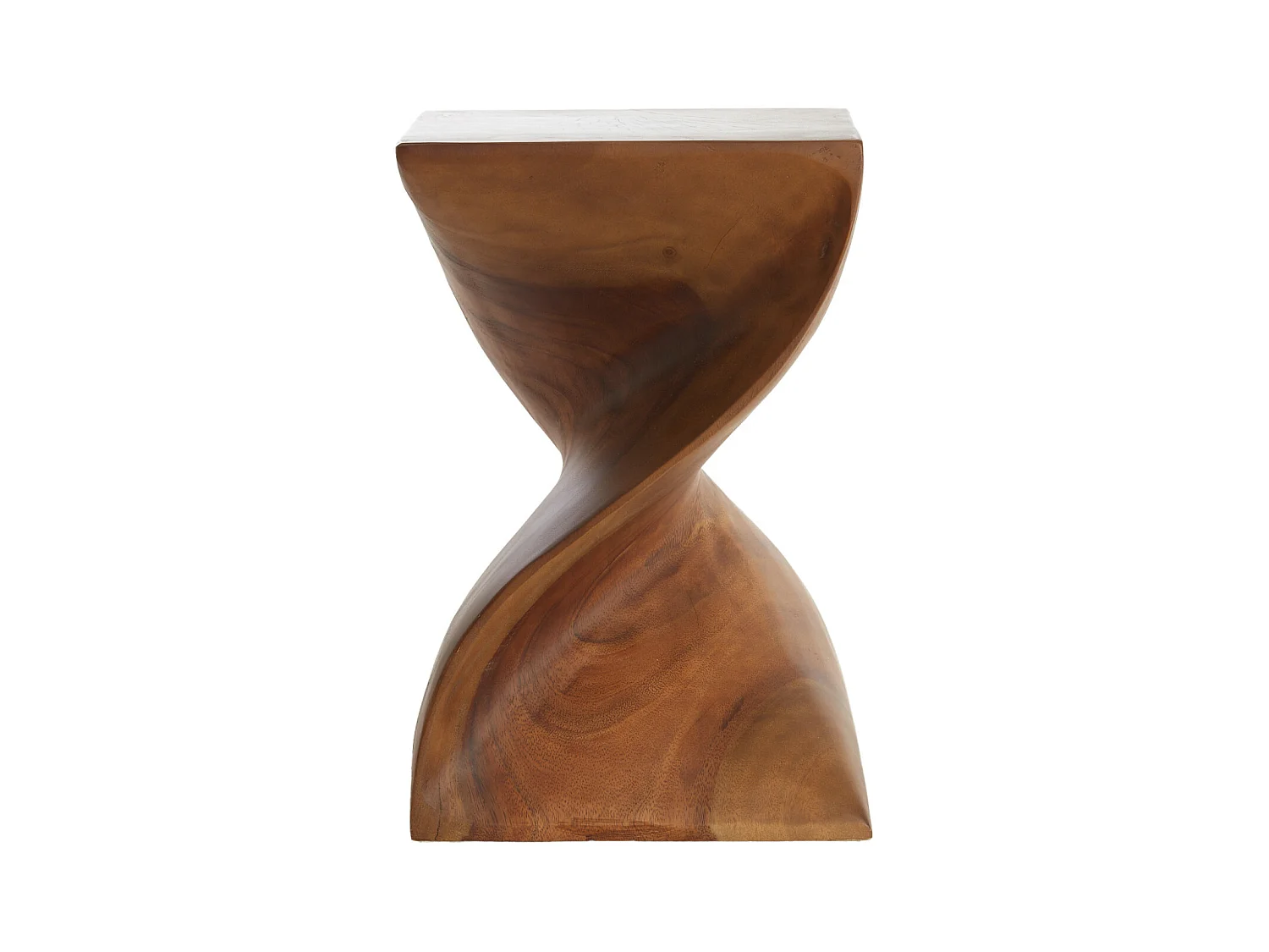 Table d'appoint MUHAN - Ø30x45cm - Marron