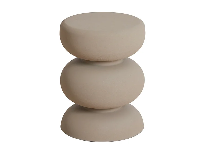 Table d'appoint KOBODO - Ø35x46cm - Blanc