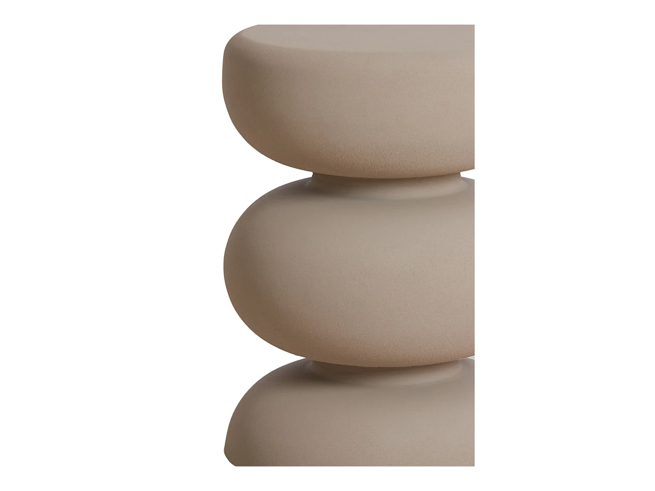 Table d'appoint KOBODO - Ø35x46cm - Blanc