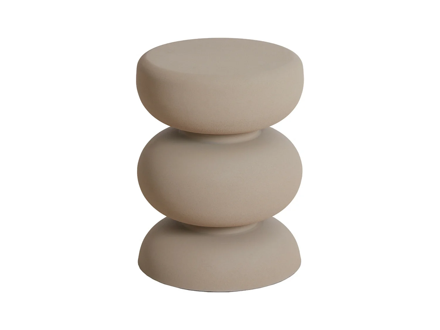 Table d'appoint KOBODO - Ø35x46cm - Blanc