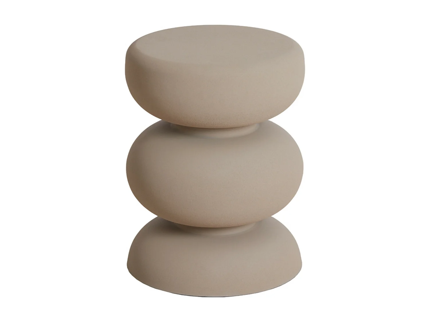 Table d'appoint KOBODO - Ø35x46cm - Blanc