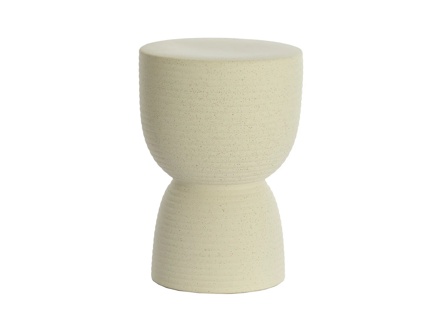 Table d'appoint FINCA - Ø28,5x42cm - Blanc