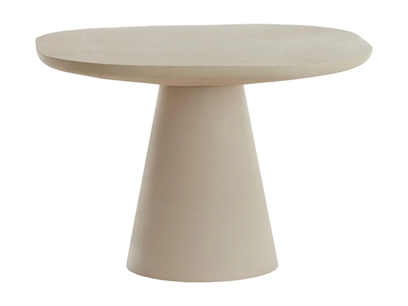 Beistelltisch ABALA - Ø60x41cm - Weiß