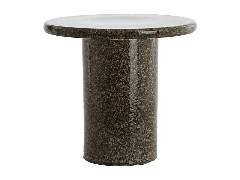 Beistelltisch TUDO - Ø40,5x35,5cm - Braun